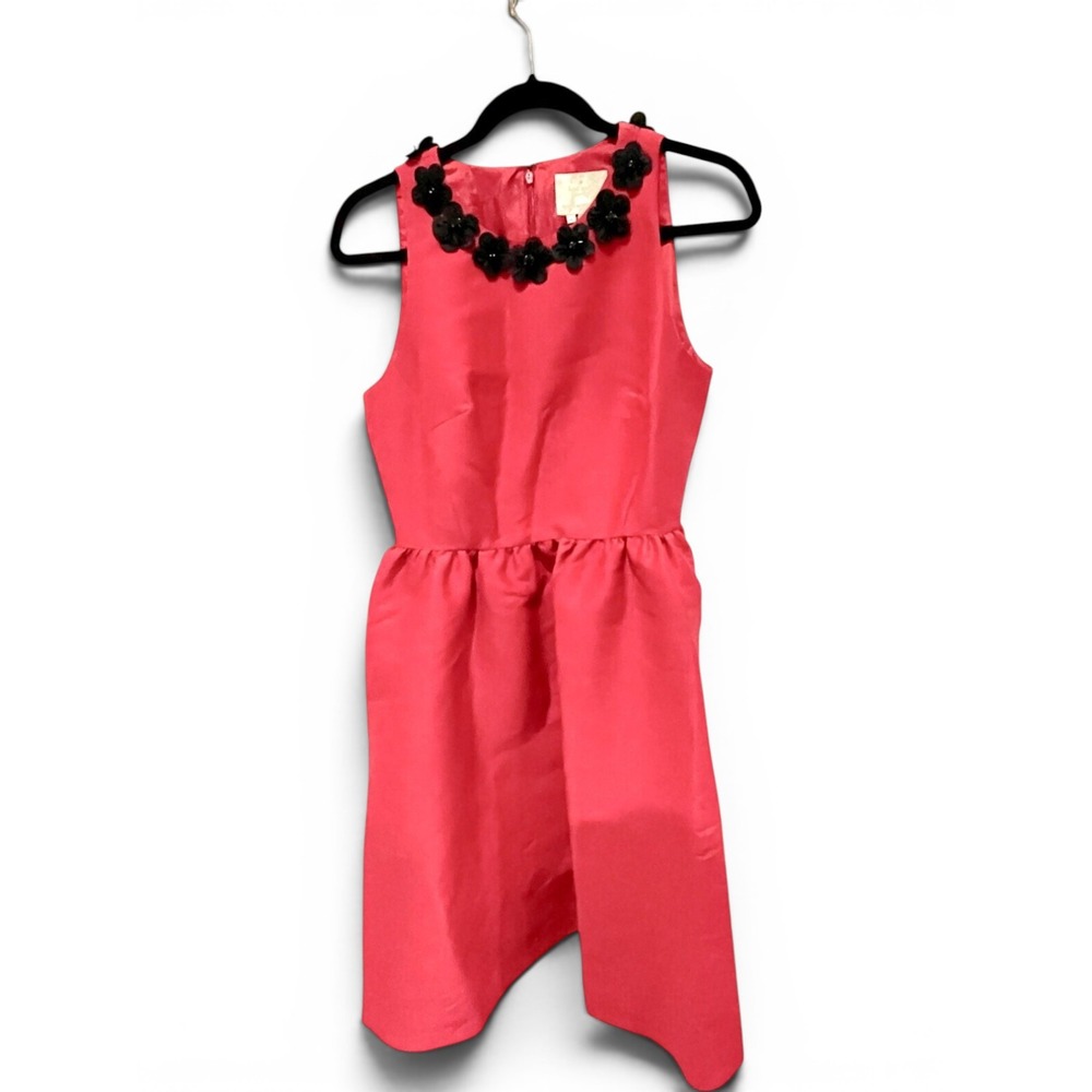 Kate Spade New York Women's Size 8 Red Poppy Embellished Dress NWT $478